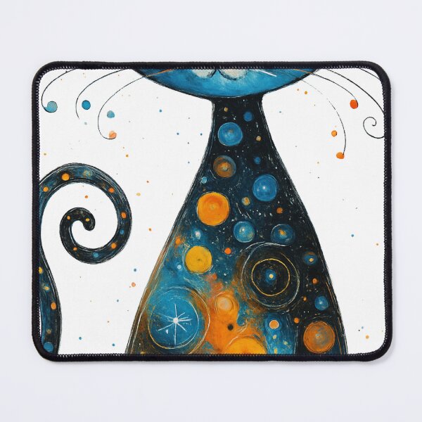 Item preview, Galaxy Cat Illustration – Cosmic Space Kitty Art with Stars and Planets designed and sold by sicty09Design.