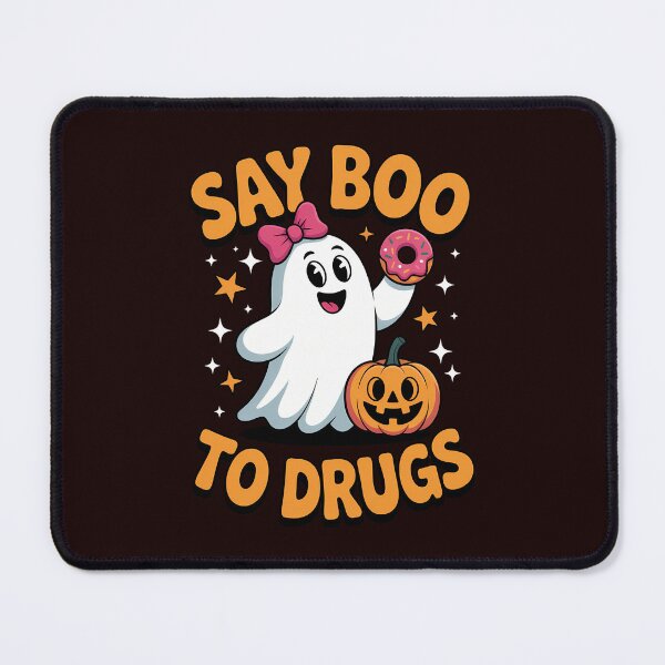 Item preview, Say Boo Drug-Free Ghost Halloween Red Ribbon Week Awareness designed and sold by BiellaSar.
