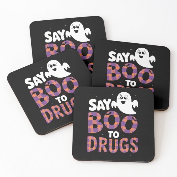 Artikelvorschau, Sagen Sie Buh zu Drogen Lustiges Halloween Red Ribbon Week Awareness entworfen und verkauft von BiellaSar.