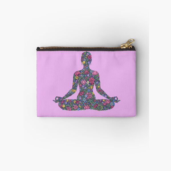 Item preview, Lotus Flower Meditation Art | Padmasana Yoga Pose Spiritual Design designed and sold by Zen Mosaic.