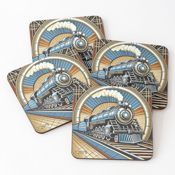 Item preview, Art Deco Steam Train designed and sold by Eric Nagel.