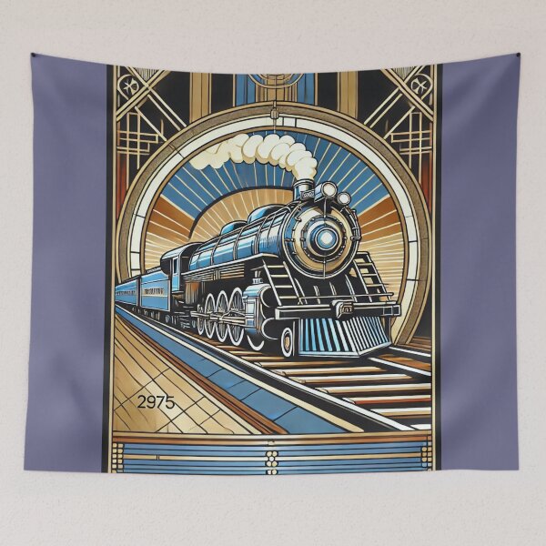 Item preview, Art Deco Steam Train designed and sold by Eric Nagel.