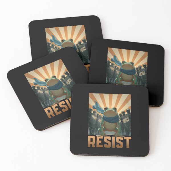 Item preview, Camiseta "Resist Portland Frog" "I Stand With Frog" (Apoyo a la rana) Protesta contra Trump y el antifascismo M8574 designed and sold by TyHLoeung.
