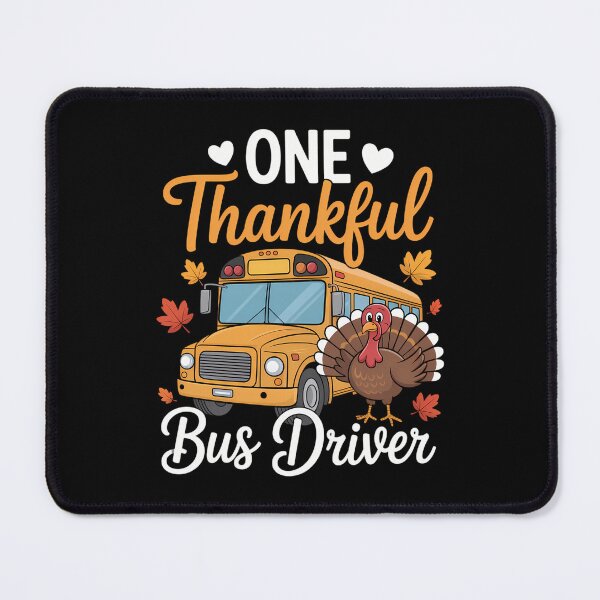 Item preview, School Bus Driver Gobble Squad Thanksgiving Plaid Turkey designed and sold by BiellaSar.