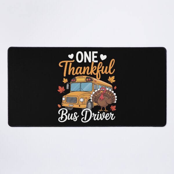 Item preview, School Bus Driver Gobble Squad Thanksgiving Plaid Turkey designed and sold by BiellaSar.