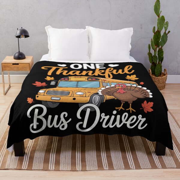 Item preview, School Bus Driver Gobble Squad Thanksgiving Plaid Turkey designed and sold by BiellaSar.