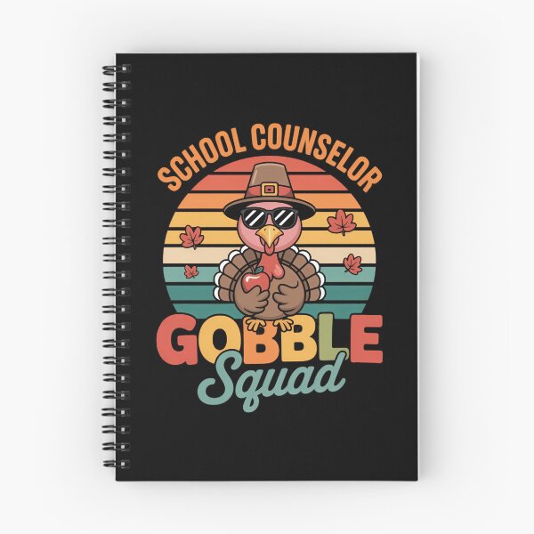 Item preview, School Counselor Gobble Squad Thanksgiving Turkey designed and sold by BiellaSar.