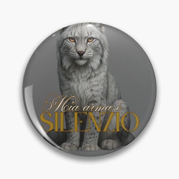 Item preview, Copy of Mia Arma è il Silenzio – Totem Lince Bianca dell’Intuizione e della Forza Interiore (Arte Spirituale) designed and sold by Mvolo.