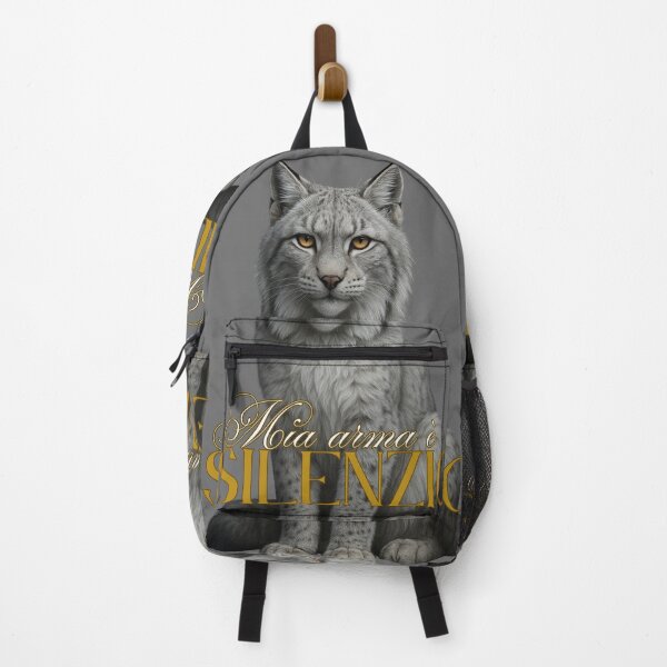 Item preview, Copy of Mia Arma è il Silenzio – Totem Lince Bianca dell’Intuizione e della Forza Interiore (Arte Spirituale) designed and sold by Mvolo.