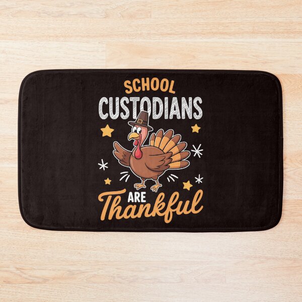 Item preview, School Custodians Are Thankful Funny Thanksgiving designed and sold by BiellaSar.
