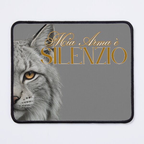 Item preview, Mia Arma è il Silenzio – Totem Lince Bianca dell’Intuizione e della Forza Interiore (Arte Spirituale) designed and sold by Mvolo.