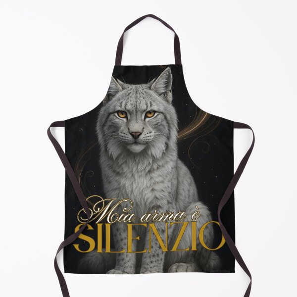Item preview, Mia Arma è il Silenzio – Totem Lince Bianca dell’Intuizione e della Forza Interiore (Arte Spirituale) designed and sold by Mvolo.