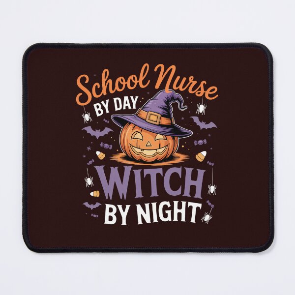 Item preview, School Nurse By Day Witch By Night Funny Pumpkin Halloween designed and sold by BiellaSar.