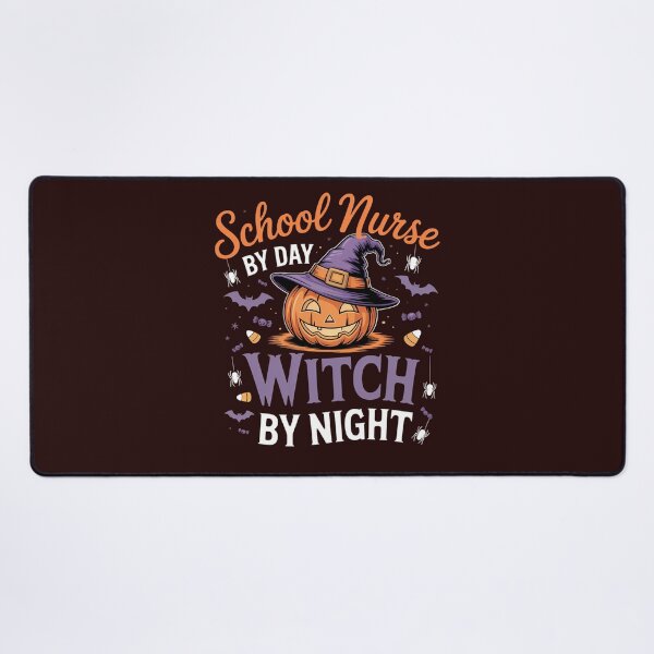 Item preview, School Nurse By Day Witch By Night Funny Pumpkin Halloween designed and sold by BiellaSar.