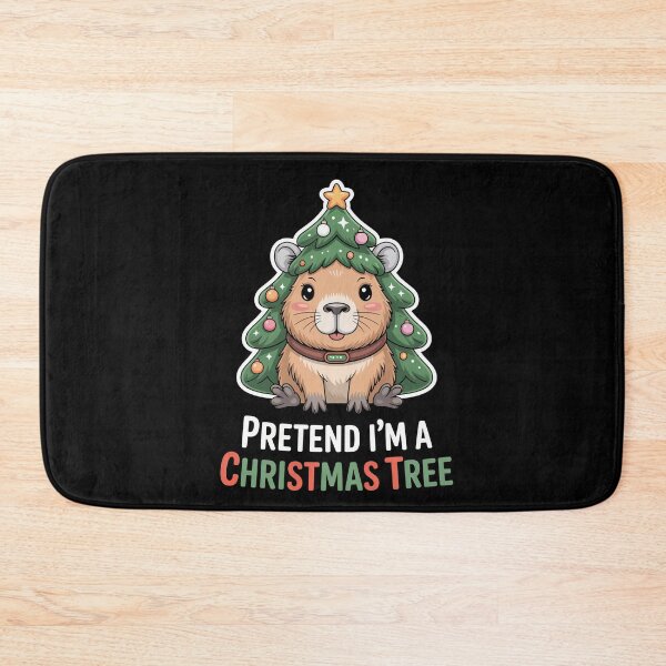 Item preview, Pretend I'm A Christmas Tree Capypara designed and sold by MooonTees.