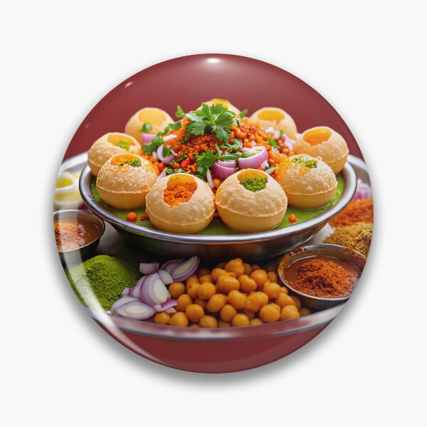 Item preview, Pani Puri Family Set – Water Balls & Chaat Spices | Street Food World Vibes | Golgappa Lovers  designed and sold by AwesomeDigiShop.