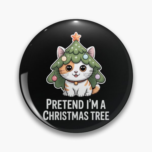 Artikelvorschau, Pretend I'm A Christmas Tree Katze entworfen und verkauft von MooonTees.