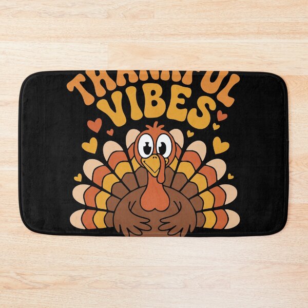 Item preview,  Thankful Vibes - Funny Thanksgiving Turkey designed and sold by teesvect.