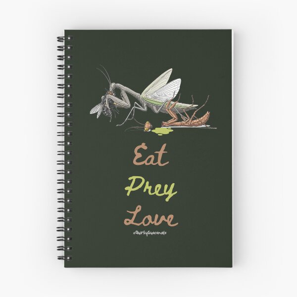 Item preview, Eat Prey Love | Praying Mantis with Housefly designed and sold by QuirkyGuacamole.