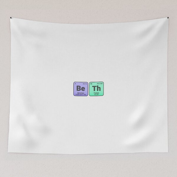 Item preview, Beth, Custom Name Made from Periodic Table Elements, Personalized Chemistry Design, Science Gift for Nerds & Students designed and sold by chipmuckdesignn.