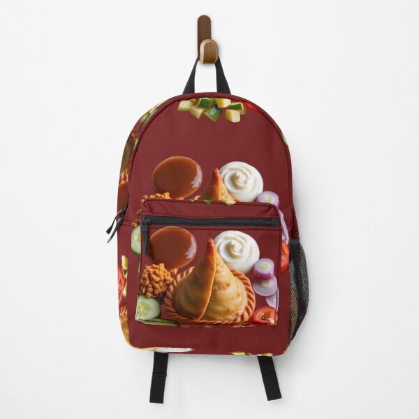 Item preview, Samosa Chaat Fiesta – Spicy Stuffed Pastry with Tamarind, Curd & Street Food Vibes designed and sold by AwesomeDigiShop.