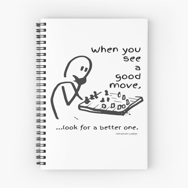 Item preview, Look for a Better Move — Lasker Wisdom designed and sold by PawnShiftGoods.