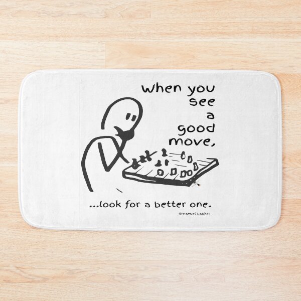 Item preview, Look for a Better Move — Lasker Wisdom designed and sold by PawnShiftGoods.