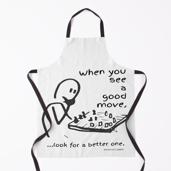 Item preview, Look for a Better Move — Lasker Wisdom designed and sold by PawnShiftGoods.