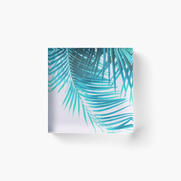 Item preview, Palm Leaves Turquoise Summer Vibes #1 #tropical #decor #art designed and sold by Anita's & Bella's Art.