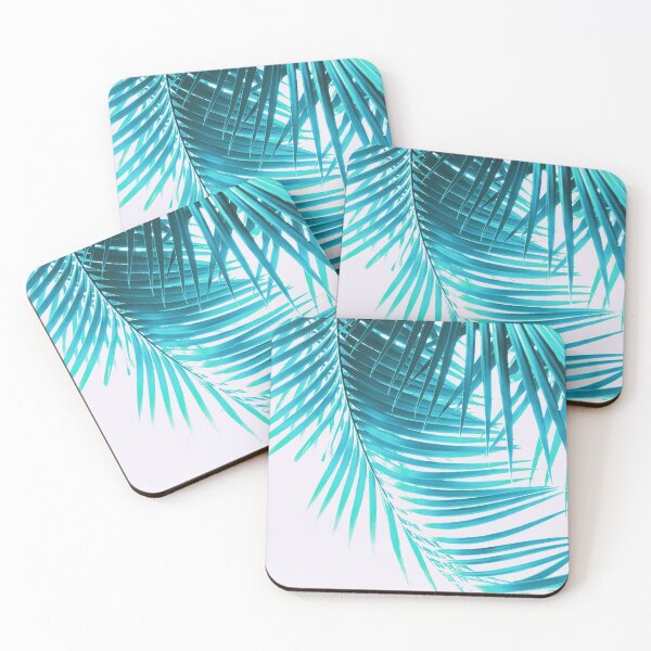 Item preview, Palm Leaves Turquoise Summer Vibes #1 #tropical #decor #art designed and sold by Anita's & Bella's Art.