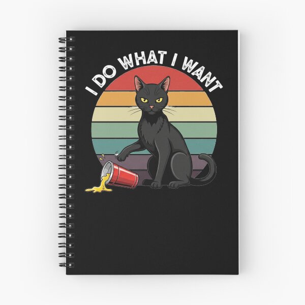 Item preview,  I Do What I Want – Funny Black Cat Attitude  designed and sold by FelixnRobinus.