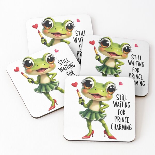 Item preview, Still Waiting for Prince Charming Frog designed and sold by rustyroofco.