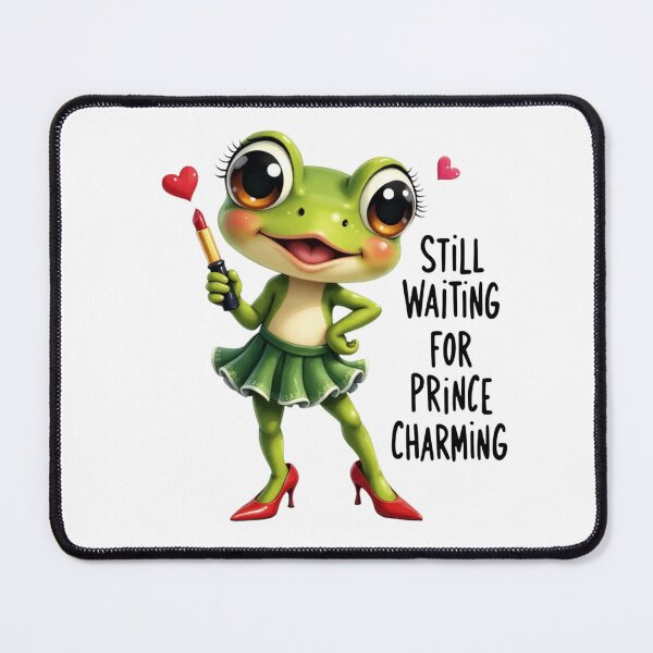 Item preview, Still Waiting for Prince Charming Frog designed and sold by rustyroofco.