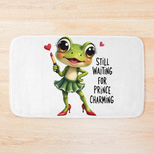 Item preview, Still Waiting for Prince Charming Frog designed and sold by rustyroofco.