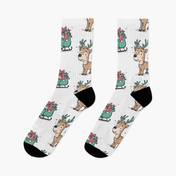 Item preview, Funny Stressed Reindeer – Overwhelmed but Festive Christmas Art designed and sold by jelonkaa.