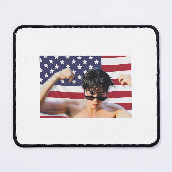 Item preview, Sung Hanbin Zerobaseone American Flag Shirtless KPOP Haobin Boysplanet designed and sold by fruityfaery.