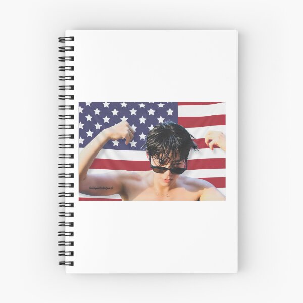 Item preview, Sung Hanbin Zerobaseone American Flag Shirtless KPOP Haobin Boysplanet designed and sold by fruityfaery.