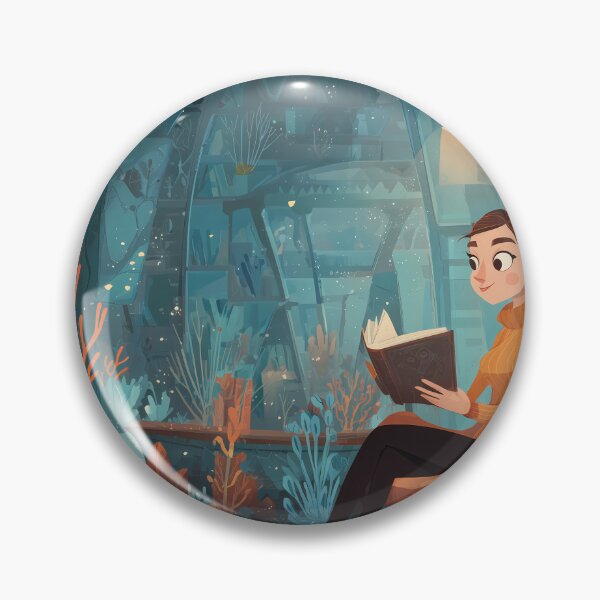 Artikelvorschau, Unterwasser-Bibliotheks-Ausflug mit Cozy Reader entworfen und verkauft von Chytanka.
