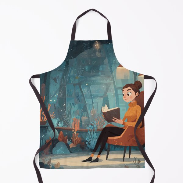 Item preview, Underwater Library Escape with Cozy Reader designed and sold by Chytanka.