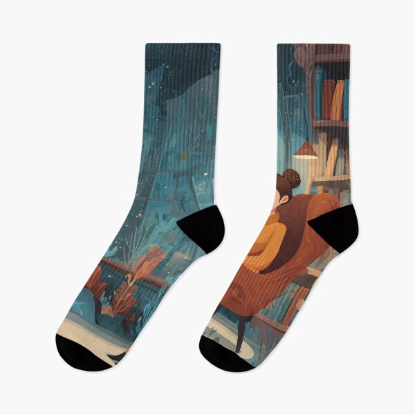 Item preview, Underwater Library Escape with Cozy Reader designed and sold by Chytanka.
