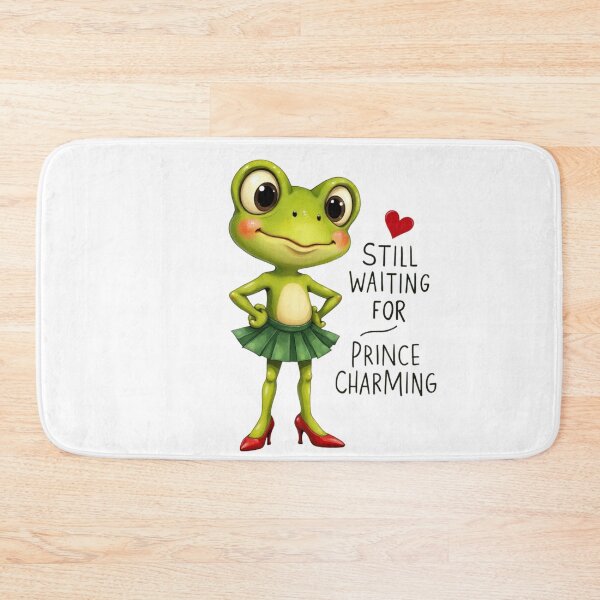 Item preview, Still Waiting for Prince Charming Frog designed and sold by rustyroofco.