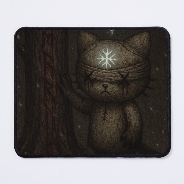Item preview, Hello cursed forest kitten designed and sold by art-emissa.