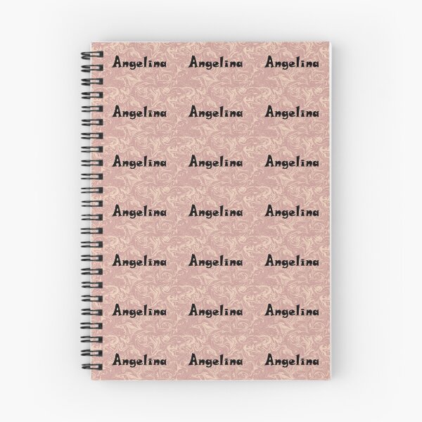 Item preview, Angelina Name Design - Cute Font, Minimalist, with Black Lettering :) designed and sold by Myriel-Myriel.