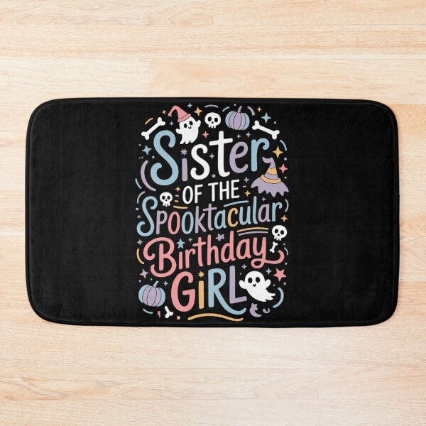 Item preview, Sister of the Spooktacular Birthday Girl Halloween Family designed and sold by August4Laughs25.