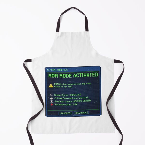 Item preview, Pretend I'm a Tired Mom - Mom Mode Activated - Error Message - Funny Retro Gamer Mom designed and sold by Khokha80.