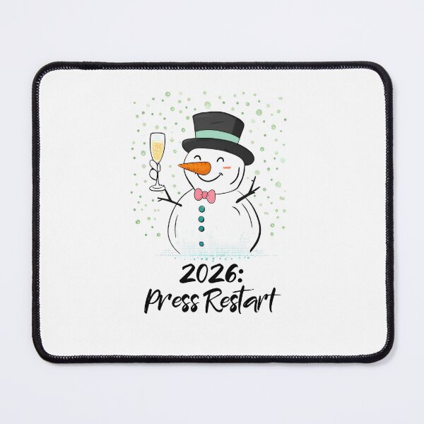 Item preview, Snowman “Press Restart” | Funny Winter Holiday Design designed and sold by GoxyVision.