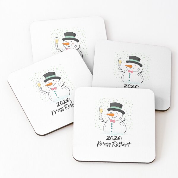 Item preview, Snowman “Press Restart” | Funny Winter Holiday Design designed and sold by GoxyVision.