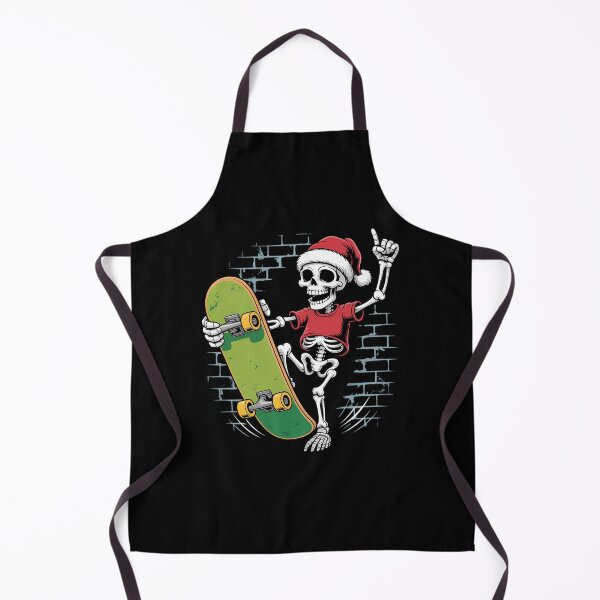 Item preview, Skateboarding Skeleton Christmas X-mas Bones Skateboard designed and sold by August4Laughs25.