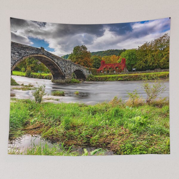 Item preview, Ivy Cottage and Bridge Llanrwst  designed and sold by AJEvans.