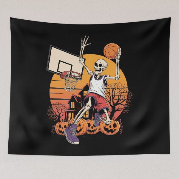 Item preview, Skeleton Basketball Halloween Costume Funny Skull Sport designed and sold by August4Laughs25.